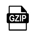 An illustration of a file icon, with GZIP written in the middle to indicate a GZIP file type.